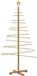 vidaXL Houten kerstboom KOTKA 150 cm Bamboe en massief grenenhout Bruin