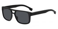 Hugo Boss BOSS 1648/S Zonnebril Heren Rechthoekig Kunststof Zwart Grijs