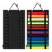 HUHYNN Martial Arts Riemen Organizer, Opknoping Karate Belt Display Houdt 12 Karate Riemen voor Martial Arts Leerlingen (Geen Accessoires Inbegrepen) (zwart)