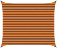 vidaXL Parasol de jardin en toile PU Oxford Orange et marron Rond Parasol déporté Imperméable Protection UV Avec éclairage