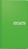 BRUNNEN Zakagenda model 756 (2025), 2 pagina's = 1 week, A6, 144 pagina's, balacron-omslag, lichtgroen