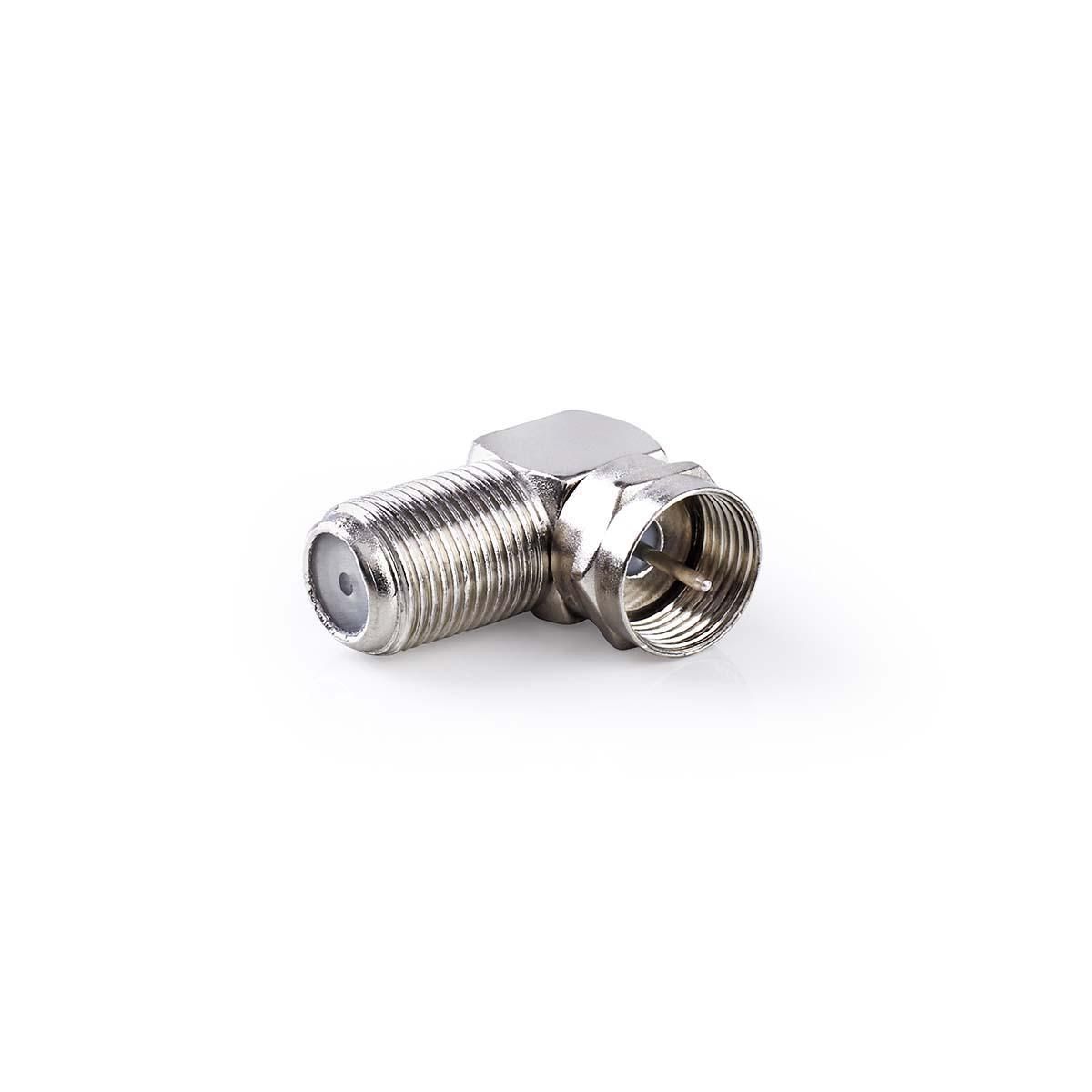 Nedis CSGP41942ME - F-Type Connectors - Silver - 10 Pieces