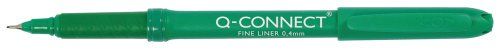Q Connect Fineliner Pen, 0.4mm, Grunge
