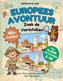 EUROPEES AVONTUUR Zoek de Verschillen: Een leuk Zoek de Verschillen-boek voor kinderen van 6-10 jaar | 40+ Kleurrijke Puzzels, Leuke Weetjes & Kaarten | Inclusief Visuele Oplossingen