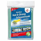 Lucovitaal Schoonmaakdoek Bamboe - 10 x 3 stuks - Voordeelverpakking