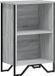 vidaXL Boekenkast - 50x31x74,5 cm - Bewerkt Hout - Grijs Sonoma Eikenkleur