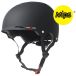 Triple Eight Gotham MiPS Casque de Skateboard (XS-S - Caoutchouc Noir)