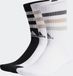 adidas Sportswear Bold 3-Stripes Cushioned Sokken 3 Pairs - Unisex - Wit - 37-39