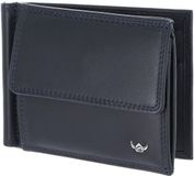 Golden Head Leren portemonnee geldclip Polo RFID Protect Clip-Scheintasche 1921 Marineblau
