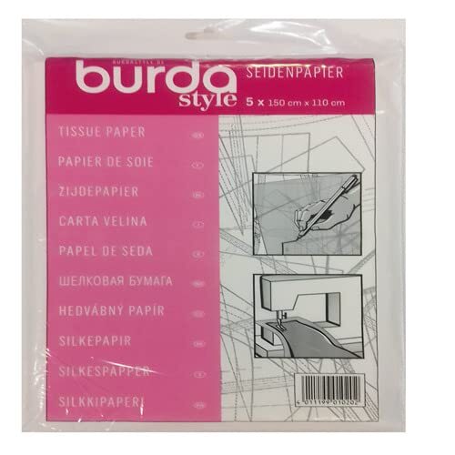 Burda 2Gtis | Dressoirs Tissue Papier | 110 x 150 cm, Stof, Roze, One Size