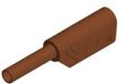 SKS Hirschmann MST S WS 30 Au Prise de laboratoire Prise, droite Ø broche: 2 mm Marron 1 pièce(s)