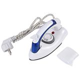 Stoomstrijkijzer voor op reis, compact en opvouwbaar, draagbaar, met ergonomische inklapbare handgreep en anti-aanbakzool voor gebruik thuis en op reis, 700 W (EU)