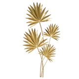 Atmosphera Wanddecoratie 4 palm bladeren 365 x 73 cm goud