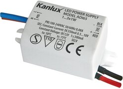 ABC-LED Inbouw Adapter / Voeding 11.5V / 0.35A 3x1W - Kanlux