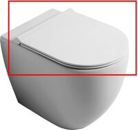 Salenzi Form toiletzitting Slim Mat Wit