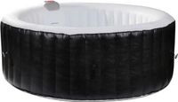 SunSpa Whirlpool gonflable pour 6 personnes, 208 x 65 cm, Rond, 130 Micro-jets, Chauffant jusqu'à 40°C