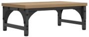 Artisanal chêne Support moniteur 37 x 23 x 14 cm Bois traité