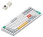 NuPhy Halo IO Serie, clavier de jeu mécanique, 96%, Bluetooth/2.4GHz/USB-C - QWERTY (États-Unis) / Blanc Ionique / Marron Max