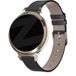 Bandz Pebble Round 2 - 14mm Lederarmband 'Deluxe' (Schwarz)