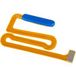 GSMnet Samsung Capteur d'empreintes digitales Galaxy A12 Nacho A127 / M12 M127 / A12 A125, avec bande, Bleu
