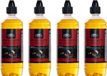 Esschert Design 4x stuks bio citronella lampenolie/fakkelolie 750 ml - multi