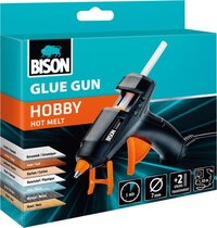 Bison Glue Gun Hobby - Smeltlijmpistool - 3W - 7mm - Kleurenmix