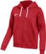 Nike Park 26 Fleece Full-Zip Hoodie Rood Dames - Maat XL