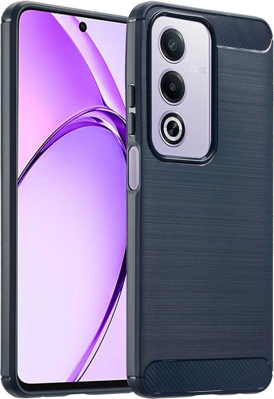 imoshion Brushed Backcover - Donkerblauw - Geschikt voor Oppo A80 (5G)