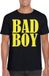 Bellatio Decorations Foute party t-shirt voor heren - Bad Boy - zwart - glitter - carnaval/themafeest XXL