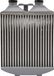 Intercooler refroidi par air, construction en alliage d'aluminium, haute performance, couleur argent