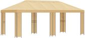 vidaXL Tuinpaviljoen 6 x 3 m Crèmekleurig Polyester en Staal 190 gsm