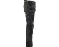 Blåkläder Werkbroek met Kevlar en stretch 1554-1860 - Donkergrijs/Zwart - C156