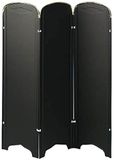 Protection thermique à trois portes, noir anthracite, 115 cm