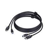 StarTech.com Câble KVM DisplayPort et USB de 1,8 m