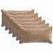 vidaXL Taie d'oreiller Bois Brun 40 x 80 cm Coton satiné