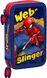 Spider-Man Gevulde Etui met Potloden & Stiften - Blauw/Rood
