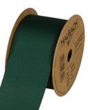 Halbach Seidenbänder Geschenklint zijdelook (veganistisch) | breedte 40 mm lengte 10 m | lint met subtiele zijdeglans | voor feestelijke gelegenheden | kleur: donkergroen