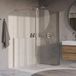 Brauer Oblivion - Inloopdouche - Helder Glas - 130 x 200 cm - met Zijwand 30 cm - incl. Glascoating - Chroom