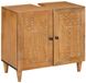 vidaXL Armoire de salle de bain Brun clair Bois 62 x 33 x 58 cm