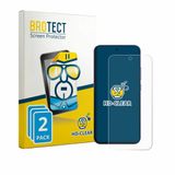 BROTECT - Screenprotector voor Oppo F33 Pro - Folie Beschermfolie transparant 2 Stuks