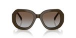 Giorgio Armani AR 8248 Lunettes de soleil femme marron rondes marron 51mm