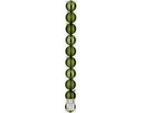 House of Seasons Boules de Noël - 10x pc - plastique - vert foncé - 6 cm