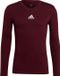 Adidas Base Tee 21 Shirt Lange Mouw Heren - Bordeaux | Maat: XS