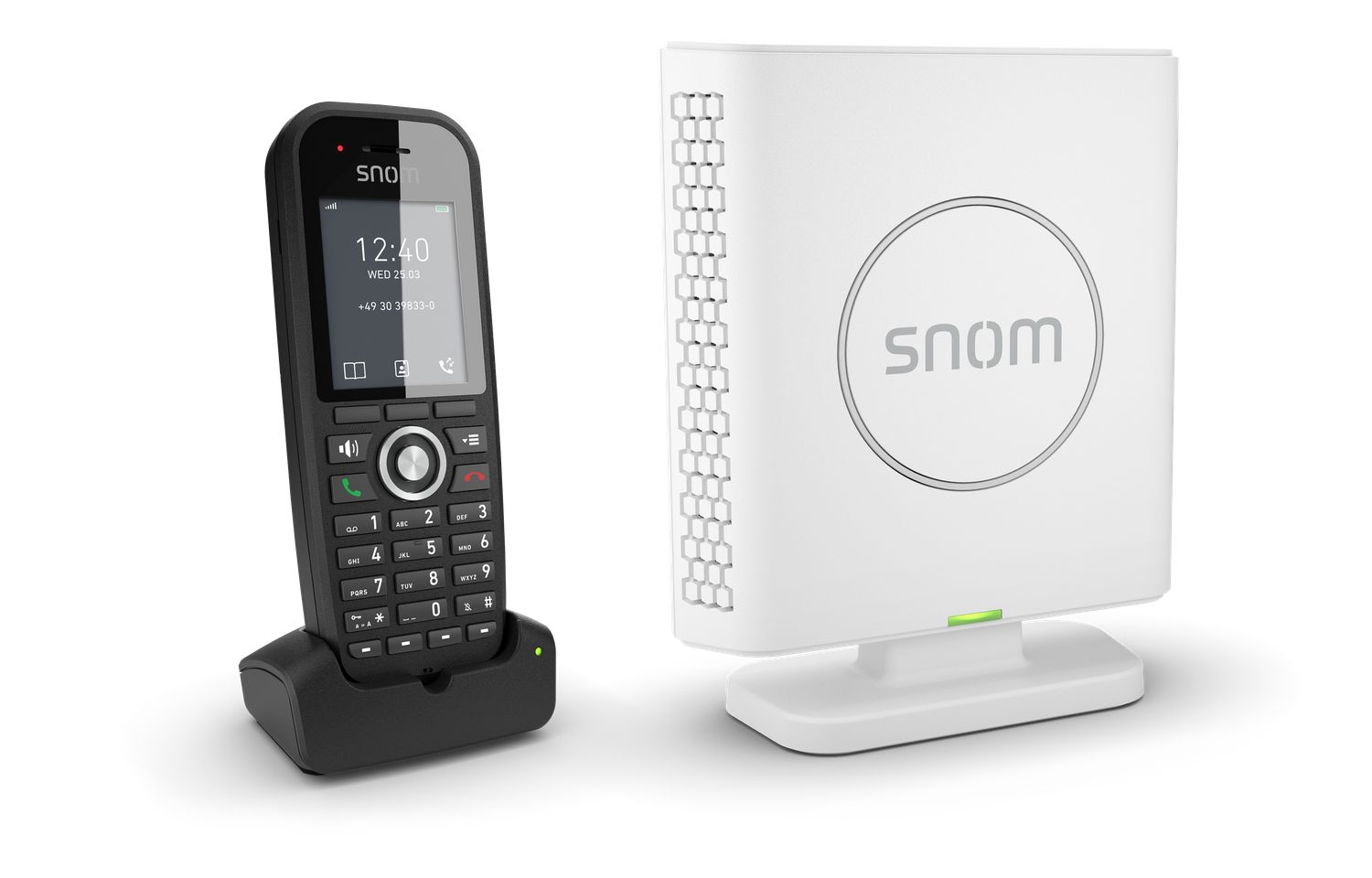 Snom M430 DECT-telefoon - Draadloos - Zwart/Wit