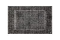 Barbara Becker Square, deurmat wasbaar, voor entree, woningdeur, voetveger, deurmat, antraciet, 50 x 70 cm
