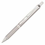 Pentel Energel Sterling BL407-A, intrekbare gelroller, metalen behuizing, middelste punt 0,7 mm, zwarte inkt