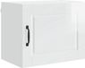 vidaXL Wandkast PORTO Hoogglans wit 50 x 31 x 40 cm Bewerkt hout
