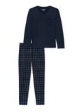 SCHIESSER Pyjama lang Heren nachtblauw
