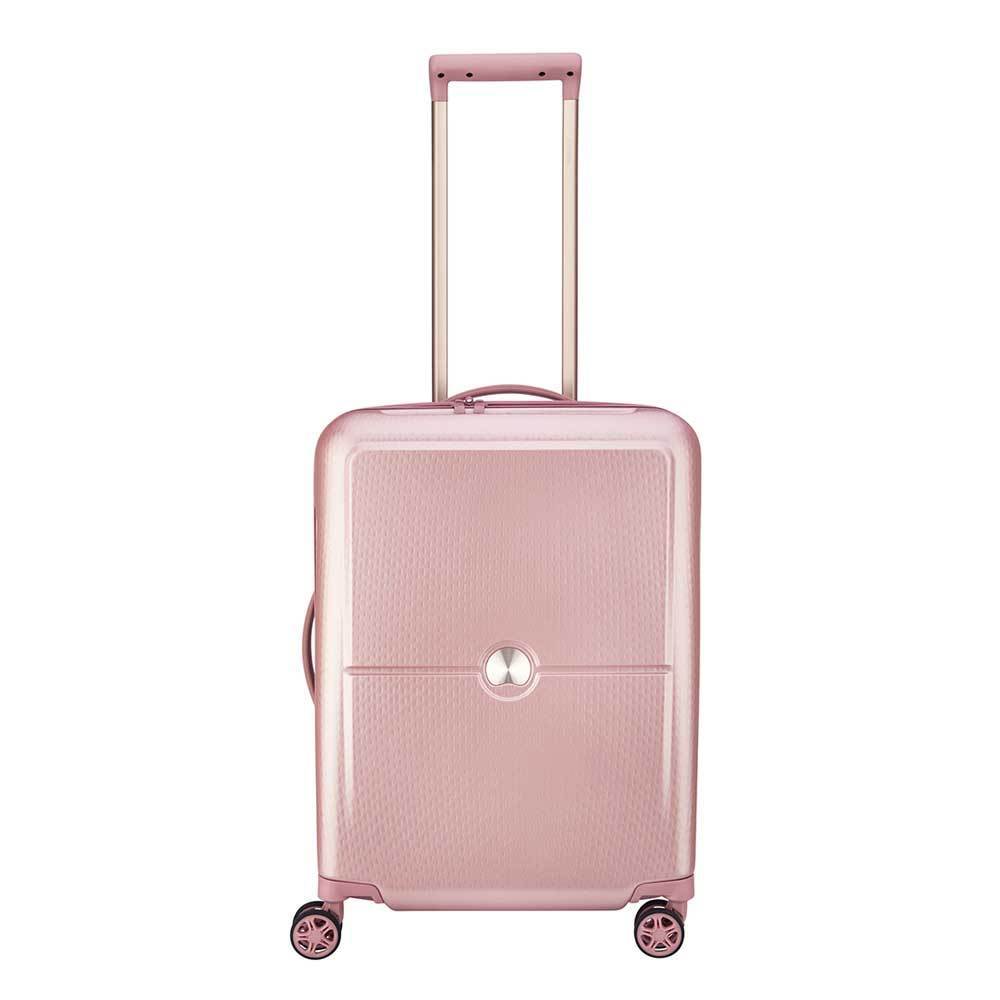 DELSEY Turenne 4 Wheel Trolley 55 peony Harde Koffer Rood