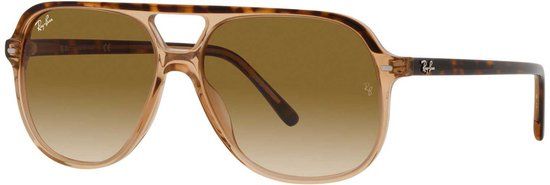 Ray-Ban RB2198 129251 Bill - Havana on Transparent Brown - Clear Gradient Brown